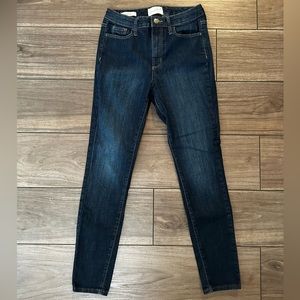 Target High Rise Skinny Jeans, Dark Wash, Size 2